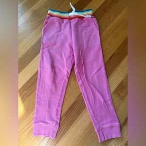 Hanna Andersson Pink Kids Jogger Pants size 5 110cm